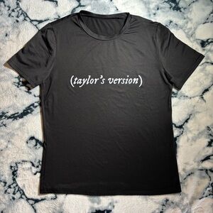 Taylor Swift - Black “(Taylor’s Version)” T-Shirt (Size Small)